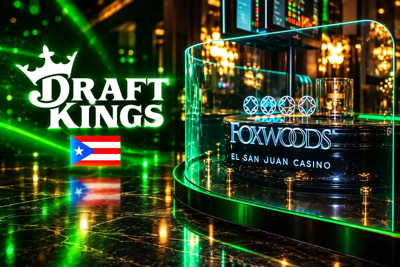 DraftKings Puerto Rico sportsbook still starts at Foxwoods